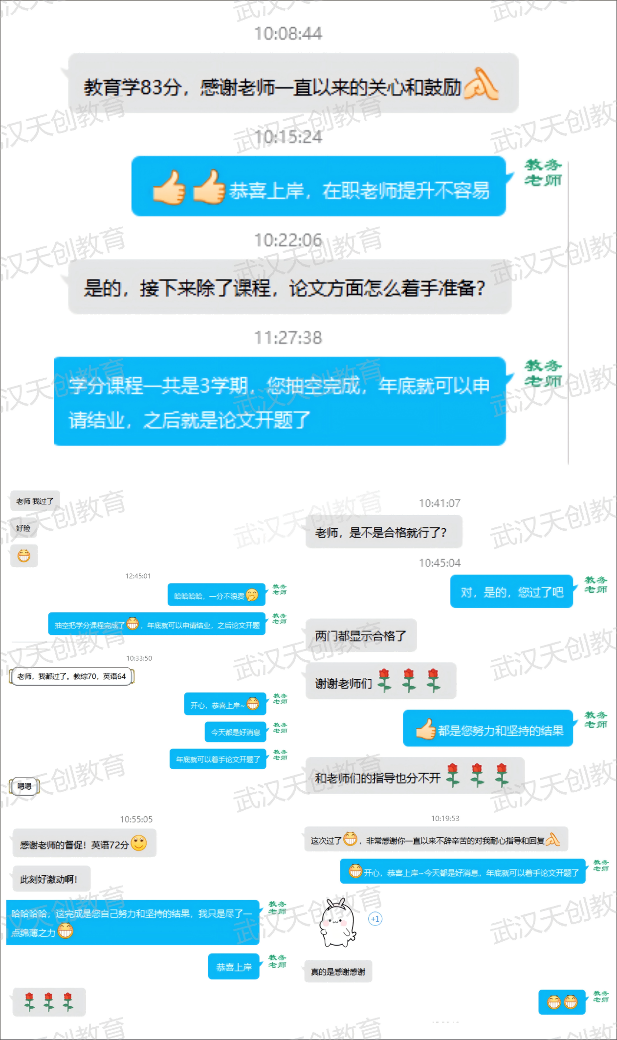 祝贺天创教育2025年同等学力申硕统考一次性通过人数超过100人！